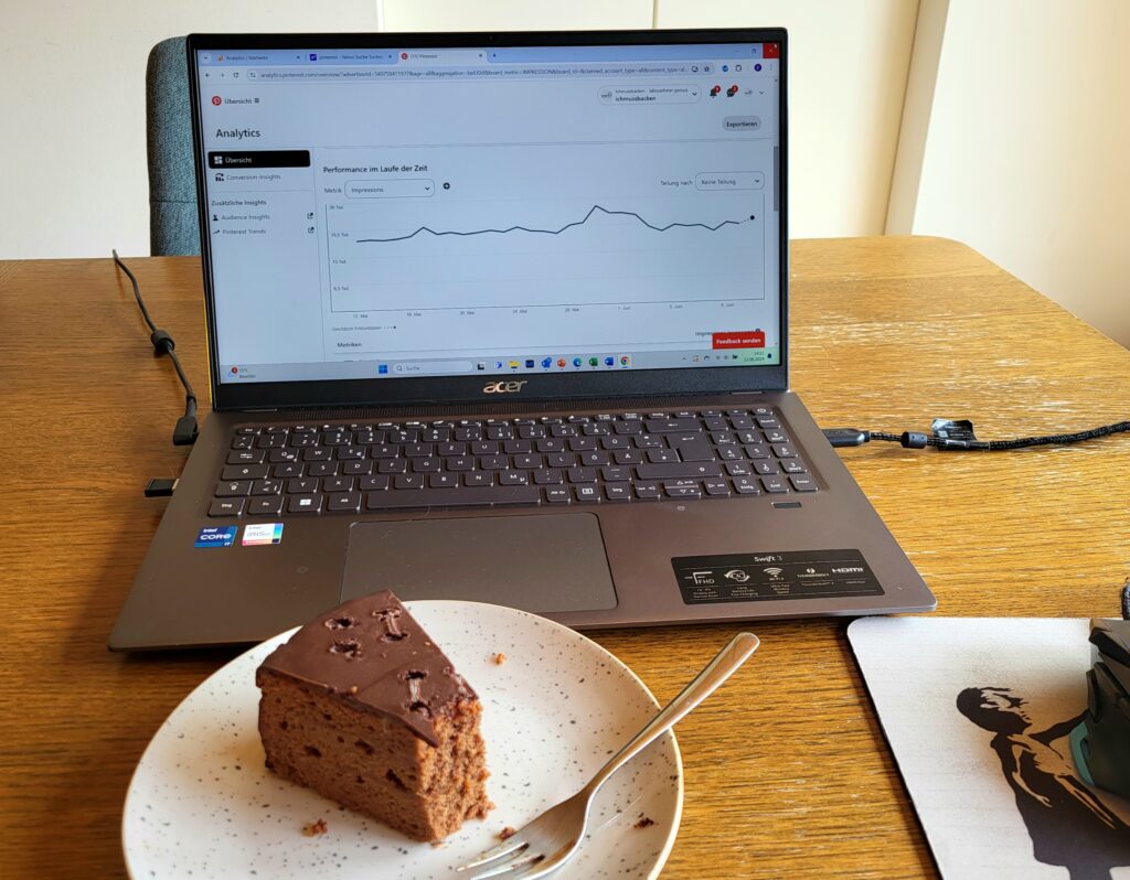 12 von 12 im Juni 24: Sachertorte und Computer