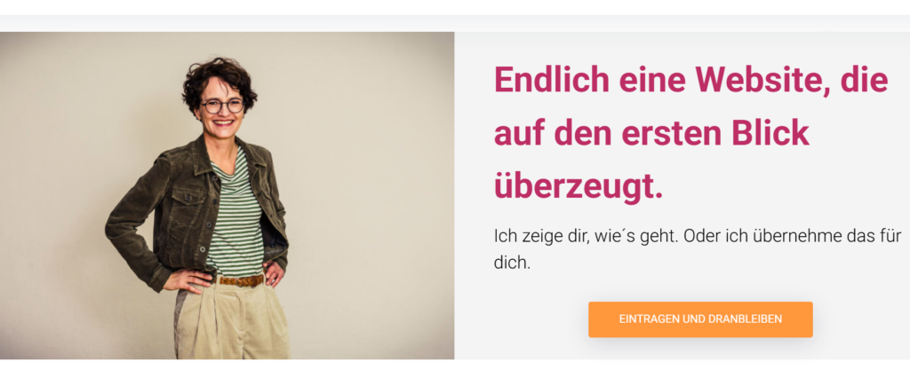 Screenshot des Headers der Website eva-dragosits.at
